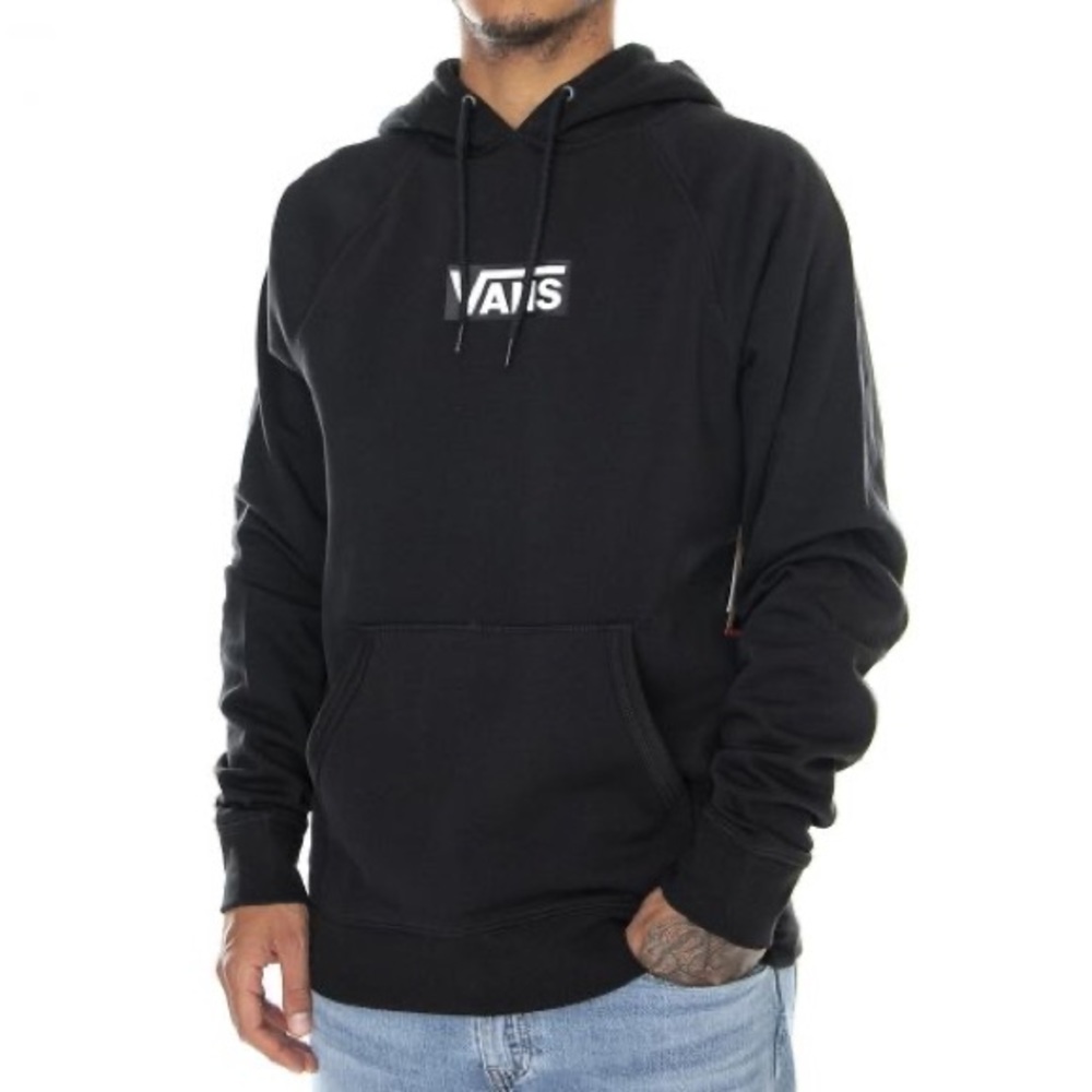 Vans Versa Mens Skateboard Black Standard Drawstring Hoodie Street Style Size S - Picture 8 of 8